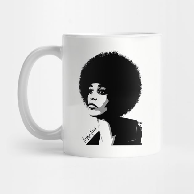 Angela Davis by Midnight Run Studio